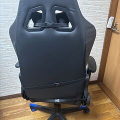 EX RACING ゲーミングチェア　ブルーの画像