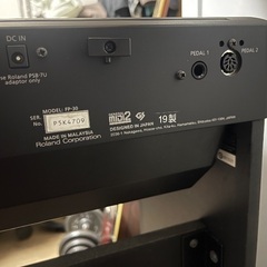 Roland FP-30 電子ピアノ 88鍵盤 + 専用スタンド・ペダル付き 引取歓迎の画像