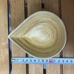 未使用 しずく型 バンブー小物入れ 2個セット　 ※10/14 までの画像
