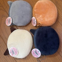 猫フェイスポーチの画像