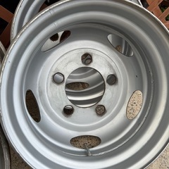 デコトラ   17.5インチ　 ホイール6本　ステンレスリング付きの画像