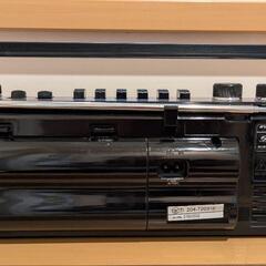 セール 美品 SANSUI ラジカセ SCR-B2 (RD) Bluetoothの画像