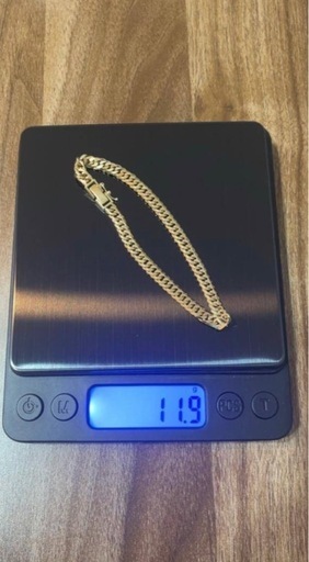 物々交換可能！K18 喜平 ブレスレット 6面ダブル 19cm 11.9g 金無垢 刻印有