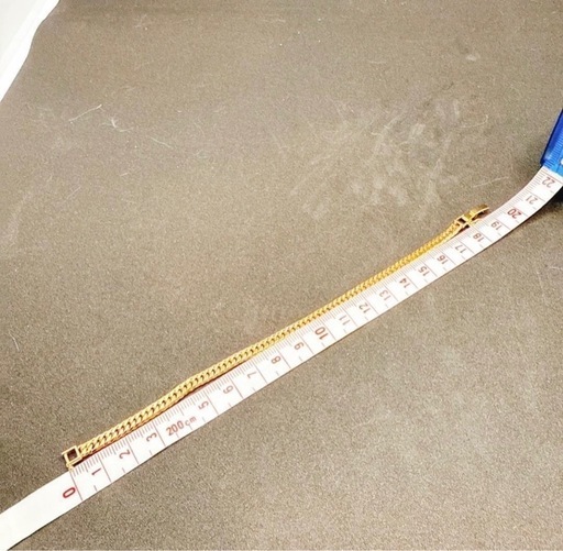 物々交換可能！K18 喜平 ブレスレット 6面ダブル 19cm 11.9g 金無垢 刻印有