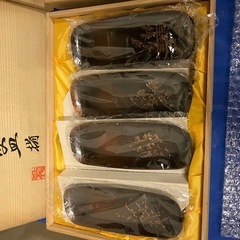 純銅製おしぼり置き2箱8枚セットの画像
