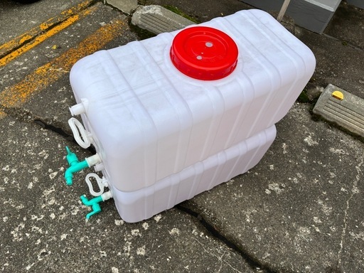 給水タンク集水タンクキッチンカータンク80L 2個セット (もげ) 札幌の