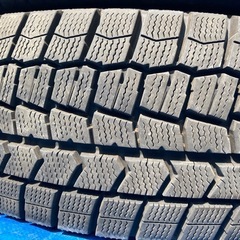 DUNLOP 195/65R15 25年製＋24年製　冬タイヤの画像