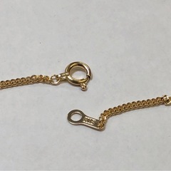 物々交換可能！K18イエローゴールド 1.4mm幅　喜平ネックレス 本物 18金 の画像