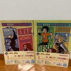 ヒロアカ　クリアファイル　ステッカーの画像