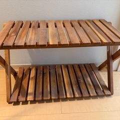 木製ラックの画像