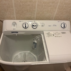 ２槽式洗濯機5.5kg　Haierの画像