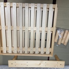 お話中
【中古】すのこベッド、マットレスセットの画像