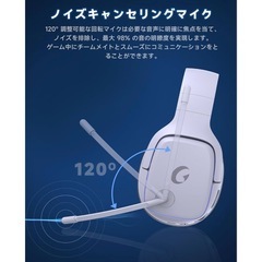 新品　ノイキャン ゲーミングヘッドホンの画像