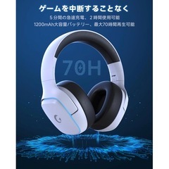 新品　ノイキャン ゲーミングヘッドホンの画像
