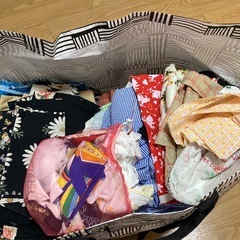 生地　コットン　デニムなど　チェック生地の画像