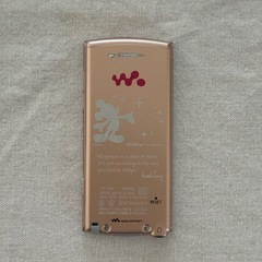 【SONY】ウォークマン ピンクの画像