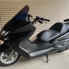 YAMAHA マジェスティ250 SG03J セル始動 black customの画像