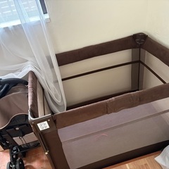 中古品 ベビーベッドの画像