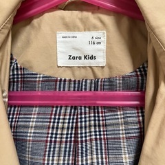 ZARA トレンチコート　116の画像