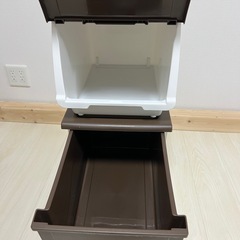 ニトリ 収納ケース Nフラッテ ハーフサイズ 3個セットの画像