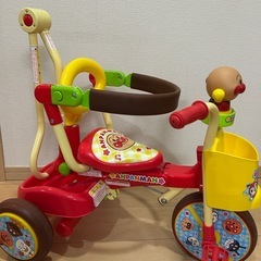 美品★アンパンマン三輪車★の画像
