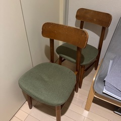 ダイニングチェア　2脚セットの画像