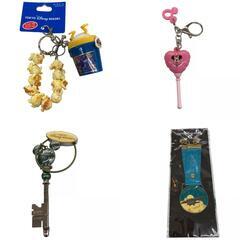 186001 現状品 Disney ディズニー キーホルダー・キーリング 18点まとめ売り [0000000002187]の画像