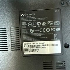 Gateway NE572-H34D ノートパソコンの画像