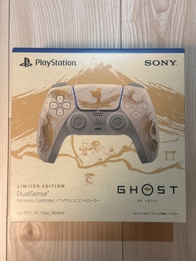 DualSense ワイヤレスコントローラー “Ghost of Yotei ゴールド リミテッドエディション [SIE]