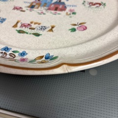 中古品　7️⃣大皿　ヒビ割れあり
の画像