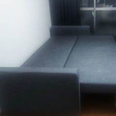 🛋️ IKEA フリーヘーテン ソファベッド 収納付き・良好な状態の画像