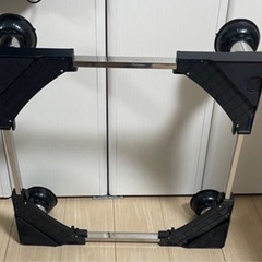 DEWEL 洗濯機　嵩上げ台　15~17CM ブラックの画像