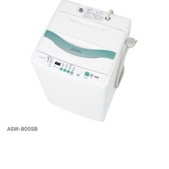 洗濯機　
Sanyo ASW-800SBの画像