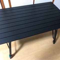 アウトドアテーブル　 ロール トップ 折りたたみ テーブル の画像