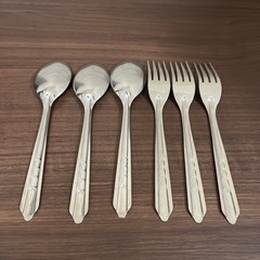 昭和レトロ、フォークとスプーンの画像