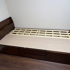 ニトリ　シングルベッド　フレームの画像