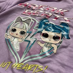 LOLパーカー💜130cmの画像