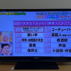 SHARP AQUOS クアトロン 液晶テレビ LC-40G7の画像