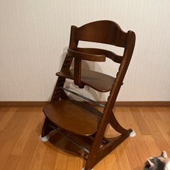 美品⭐︎早めの取引希望　大和屋 ベビーチェア すくすくチェア  定価約2万円 子供 椅子 天然木の画像