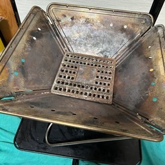 【お値下げ中】スノーピーク 焚き火台Lセット（フローガ＆他社製ロストル付き）の画像