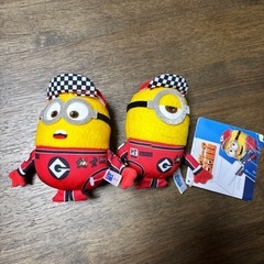 ミニオンマスコット新品2個セット＆ちゅうこ中古オマケ付きの画像