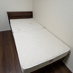 シングルベッド　マットレスの画像