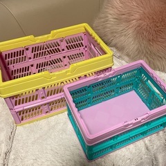 FlyingTiger 2 点セット　折りたたみ　コンテナ　収納ボックスの画像