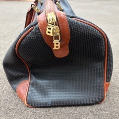 BALLY レザーコンビボストンバッグの画像