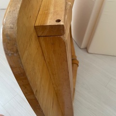 木製　ローテーブル　折りたたみ式の画像