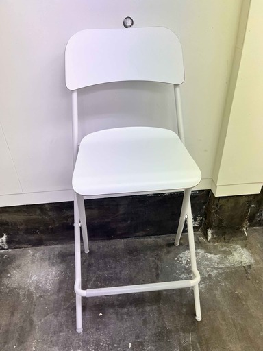 IKEA FRANKLIN フランクリン 74 cm カウンターチェア ホワイト2個