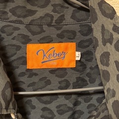 Keboz レオパード柄カッターシャツ Lの画像