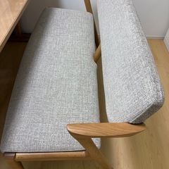 【浜本工芸】木製モダン 天然木 ダイニングテーブルセットの画像