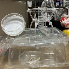 ハムスター　ペット用品一色 ケージ　トイレ　回し車　餌皿の画像