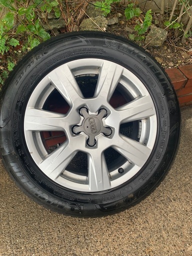 Audi純正ホイール付き Michelin PRIMACY 3 タイヤ 225/55R16 99W（2017年製） 1本